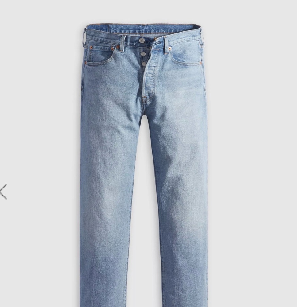 Levi's Men's 501 Straight button fly jeans W33 L30 - Picture 2 of 5